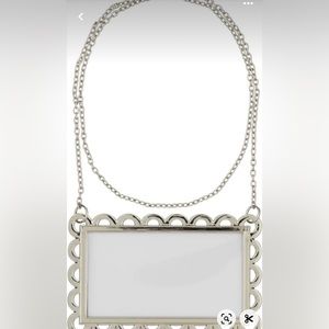 NEW - Crate & Barrel beverage jar label on chain